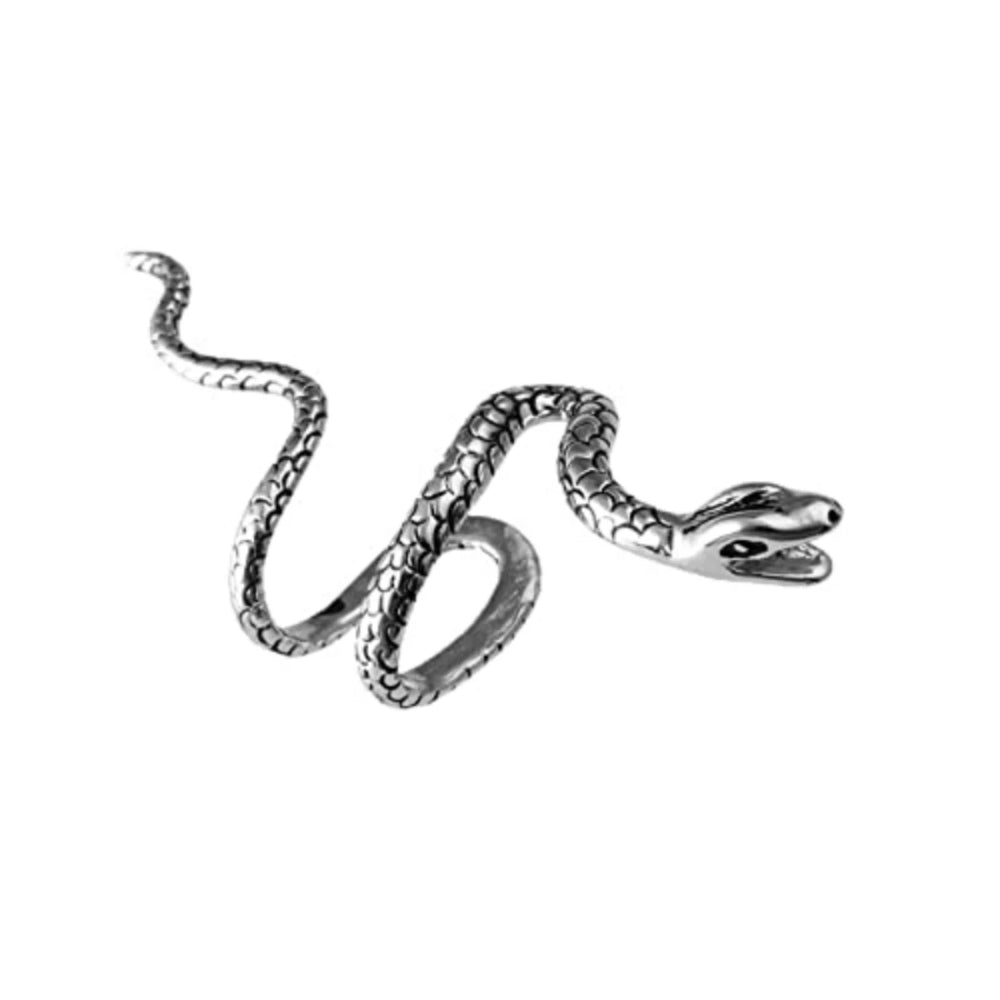 1pc Unisex Spiral Snake Ear Cuff - No Piercing Ear Wrap,Personality Open Hoop Earri additional angle