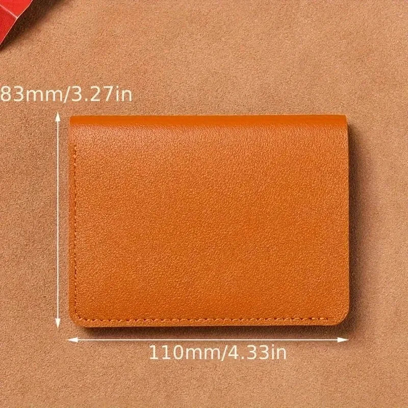 Ultra Slim PU Leather Wallet | Minimalist Credit Card Coin Purse for Women alternate view