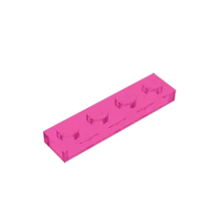 Gobricks GDS-504 Plate 1 x 4 | Compatible Building Block Pieces alternate view
