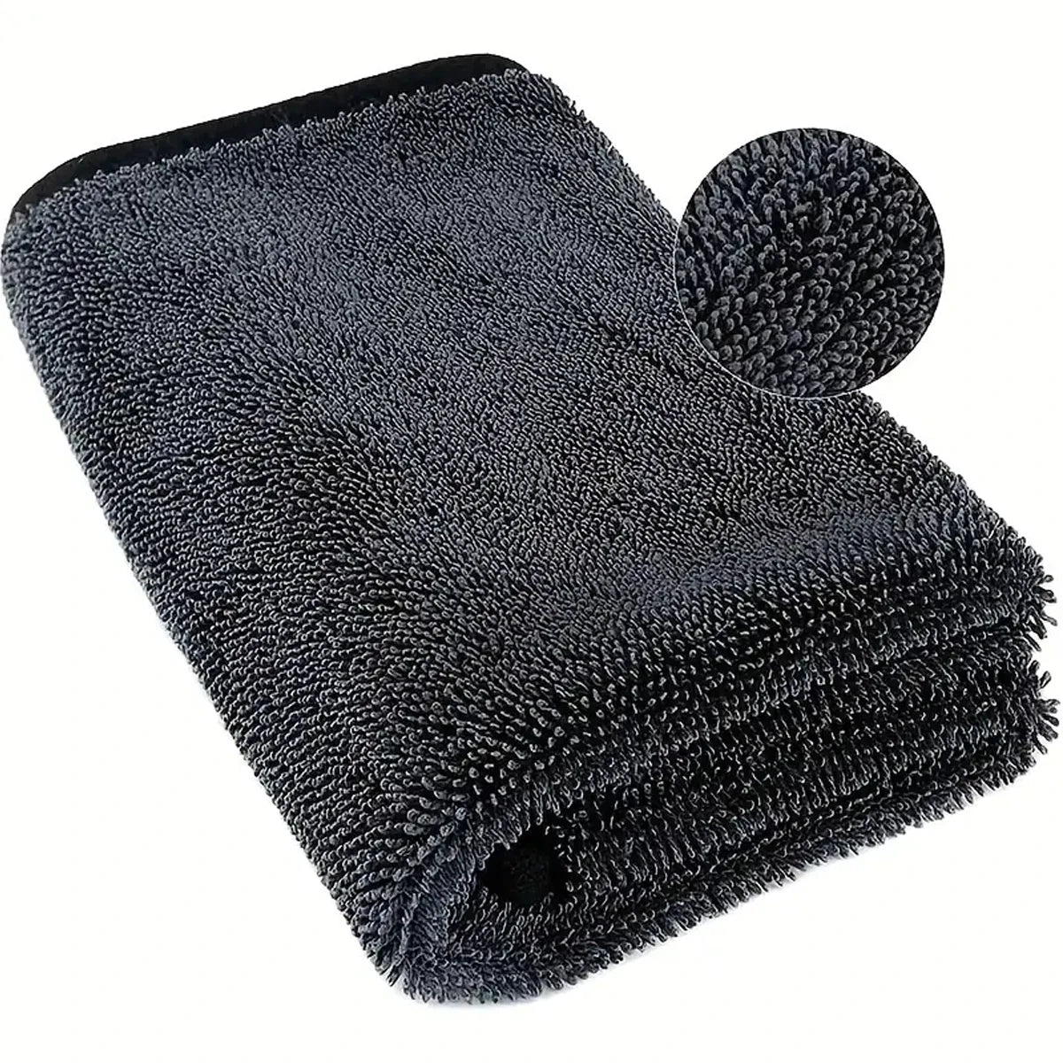 Dark Gray Car Microfiber Towel 60 x 90 cm