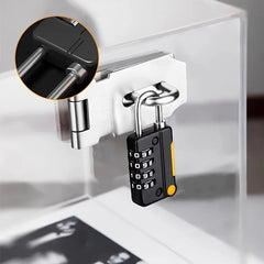 4 Digit Combination Padlock | Keyless Travel Luggage Lock alternate view
