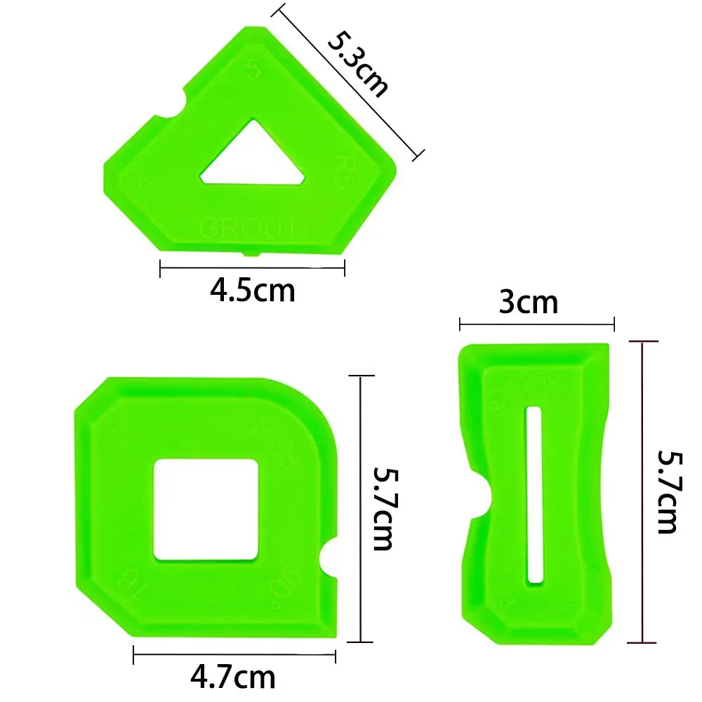 5in1 Silicone Scraper Squeegee Glue Remover Tool Kit | Multifunctional Caulking & Grou close-up view