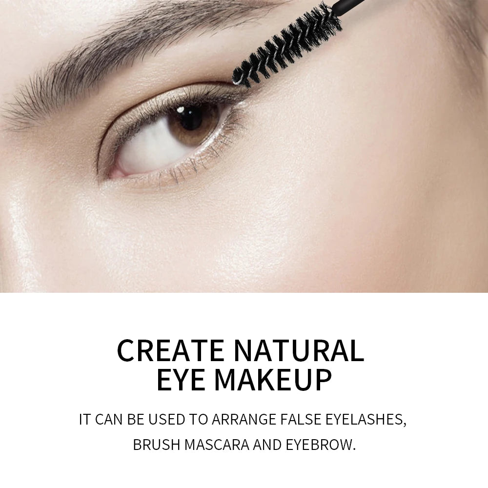 ANNAFRIS 50Pcs Eyelash Brush Soft Head Spiral Crystal Eyebrow Brush Lash Extension Brush detail view