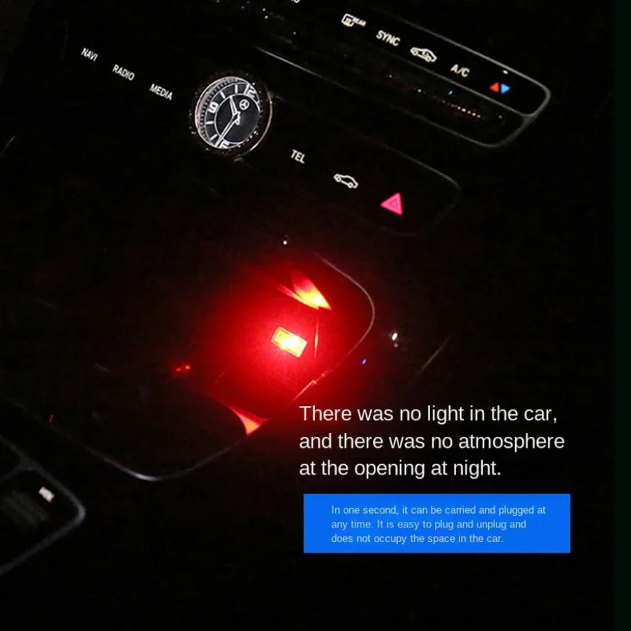 Mini USB LED Car Atmosphere Lamp alternate view