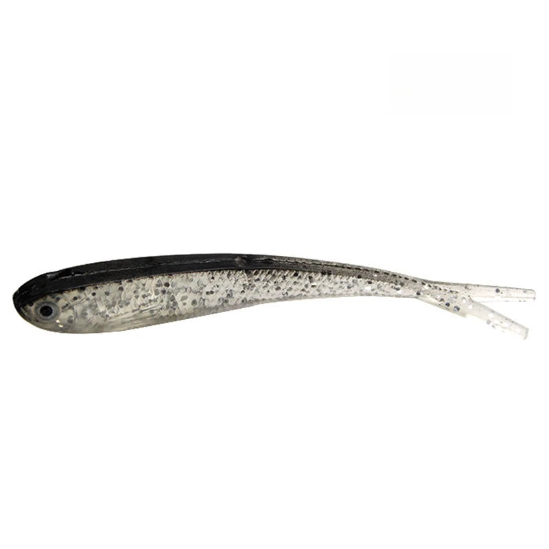 Soft Bait Fish Swimbait Fork Tail With Hook& Without Hooks Fishing Lure Artificial Silic detail view