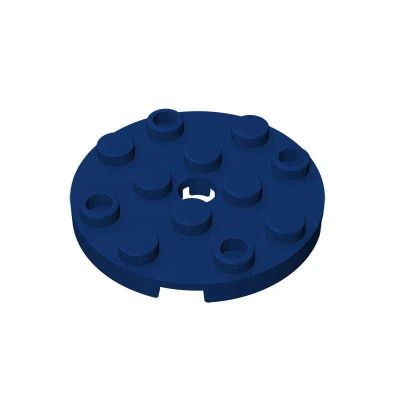 Gobricks GDS-841 Round Plate 4x4 with Hole | Compatible Building Block for DIY Creations detail view