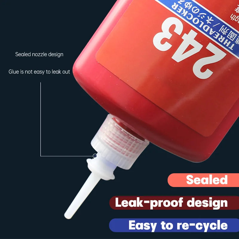 50ml Threadlocker Anaerobic Glue | Anti-Loose Screw Fastening Sealant detail view