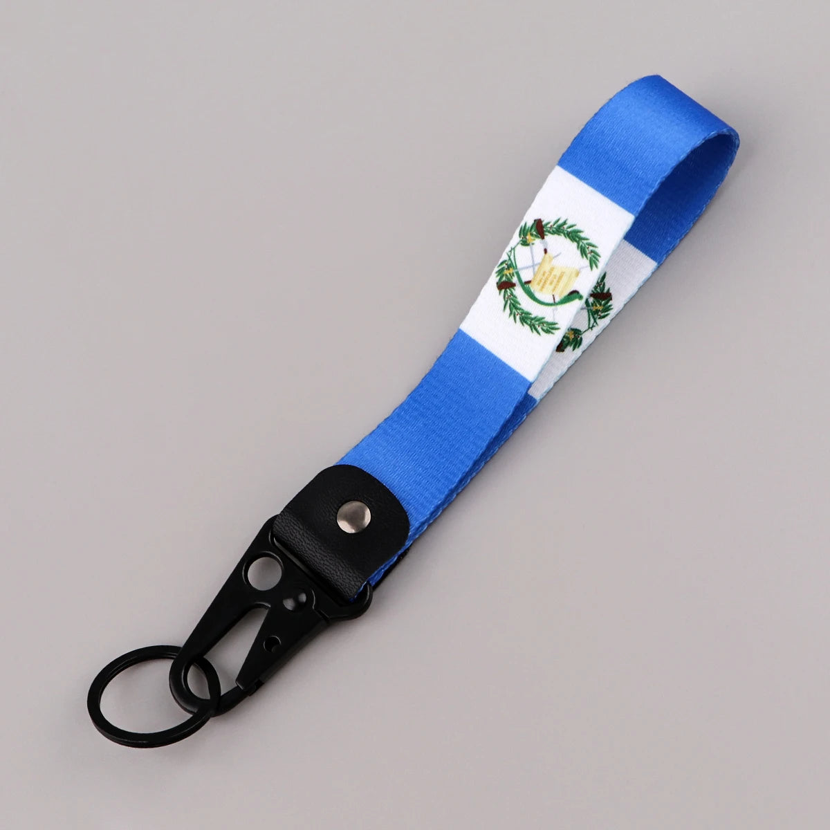 World Flag Car Keychain | Metal Key Ring for Men Women Motorcycle Lanyard alternate view