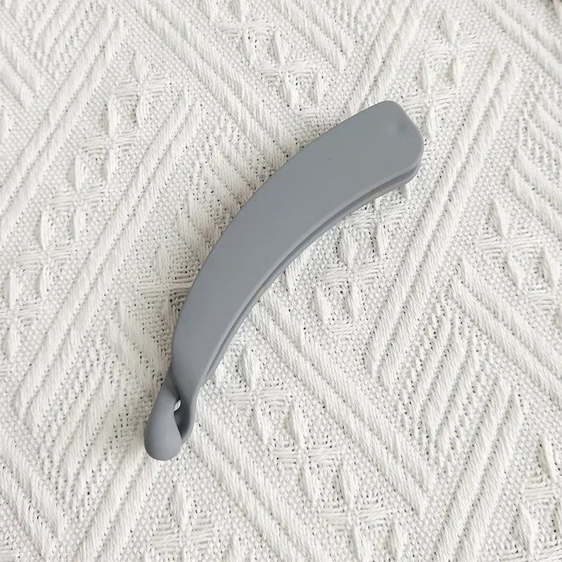 Solid Color Frosted Banana Clip Fashion Banana Ponytail Holder Korean Style Hair Clip Hairpins Barrettes Women Hair Accessories
