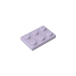 Gobricks GDS-510 Plate 2 x 3 | Compatible Building Block for DIY Projects alternate view