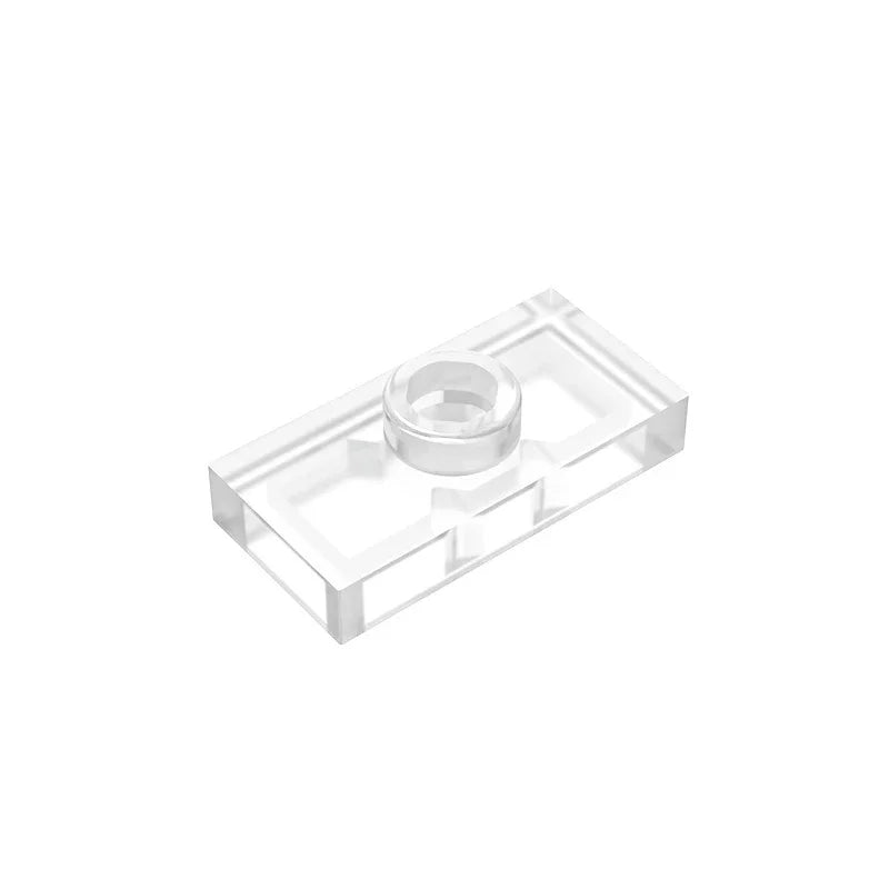 Gobricks PLATE 1X2 W. 1 KNOB | Modified Building Block Compatible with Lego 15573 lifestyle view