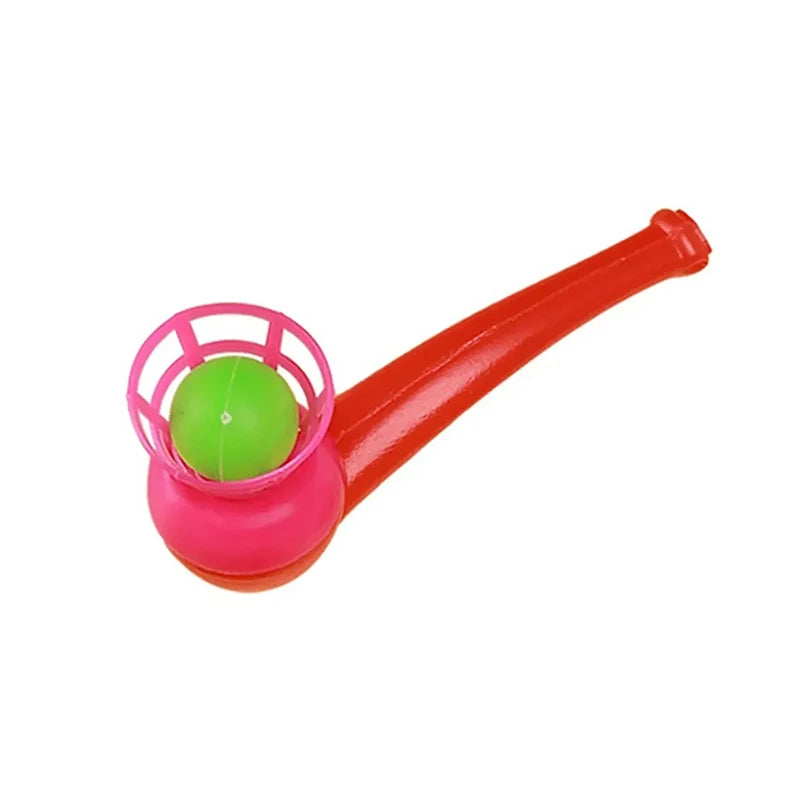 10pcs Suspended Blow Pipe Blow Ball Rod Game Children Balance Training Floating Blowi alternate view