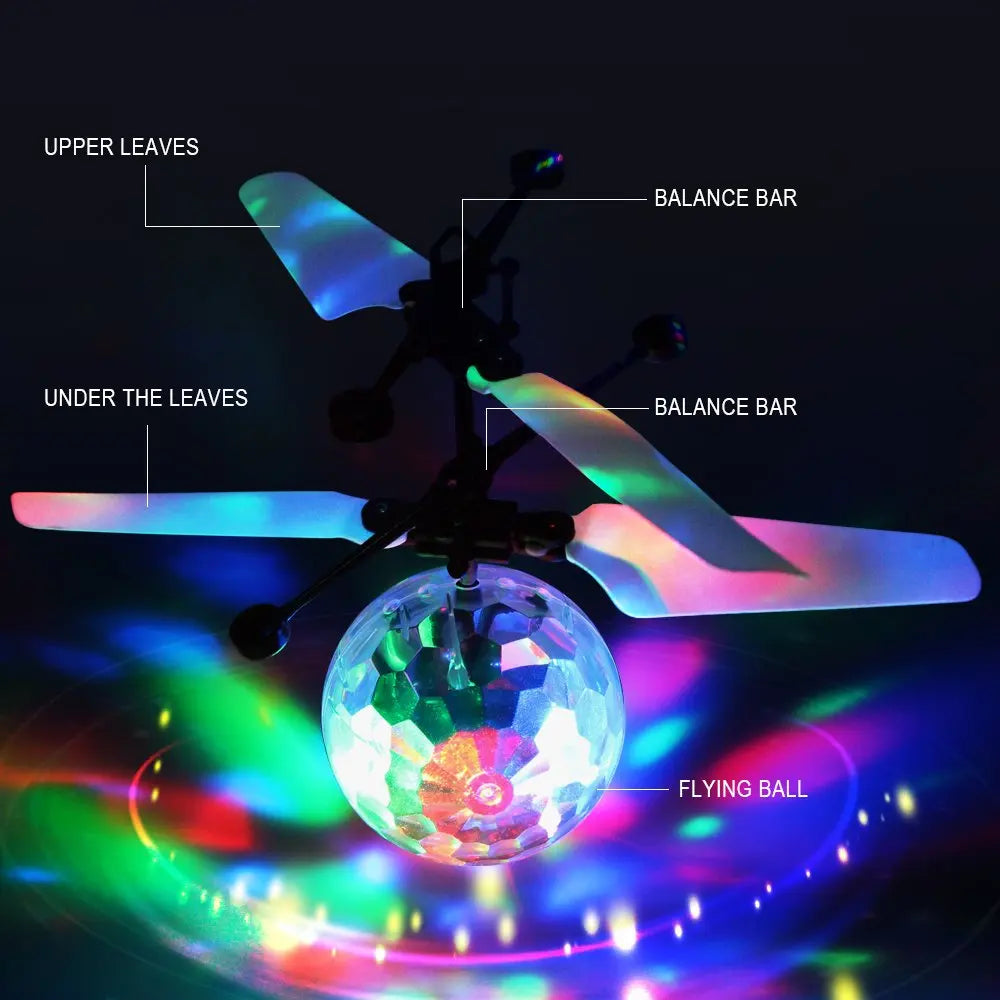 Unique Toy Gesture-controlled Colorful Luminous Crystal Ball Pendant Children's Unique G detail view