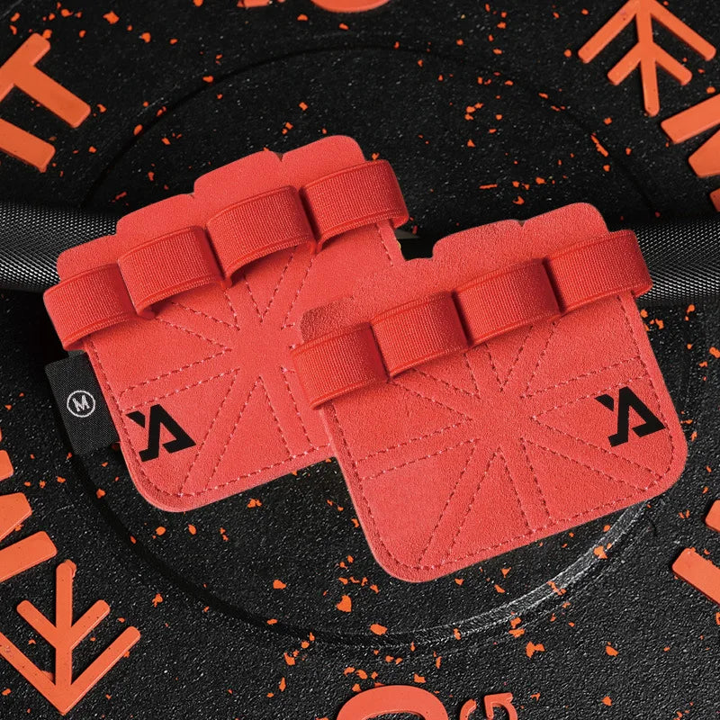 Fitness Gloves for Weightlifting | Cowhide Hand Support for Gym Workouts additional angle