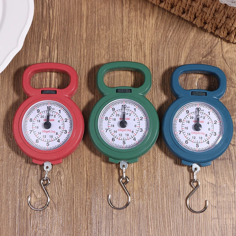 Portable 10kg Spring Hanging Scale | Mini Digital Food and Luggage Scale detail view
