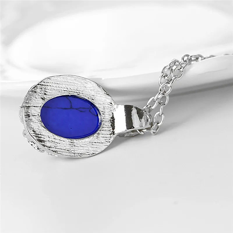 Katherine Vampire Diaries Cosplay Pendant Necklace | Vintage Silver Chain Jewelry additional angle