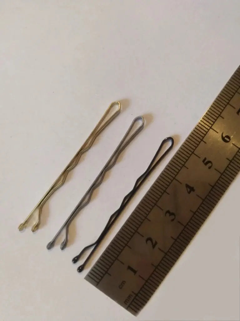50/ PCs Women Gold Hair Clip Hairpin Hairstyle Styling Tool Hairgrip U Shape Barrette lifestyle view