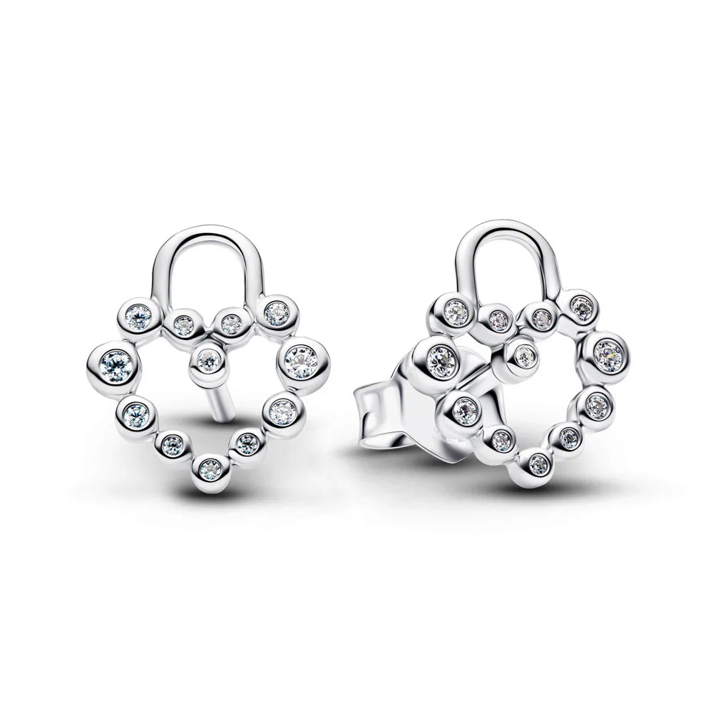 925 Sterling Silver Butterfly Heart Necklace and Earrings Set | Fine Jewelry for Women detail view