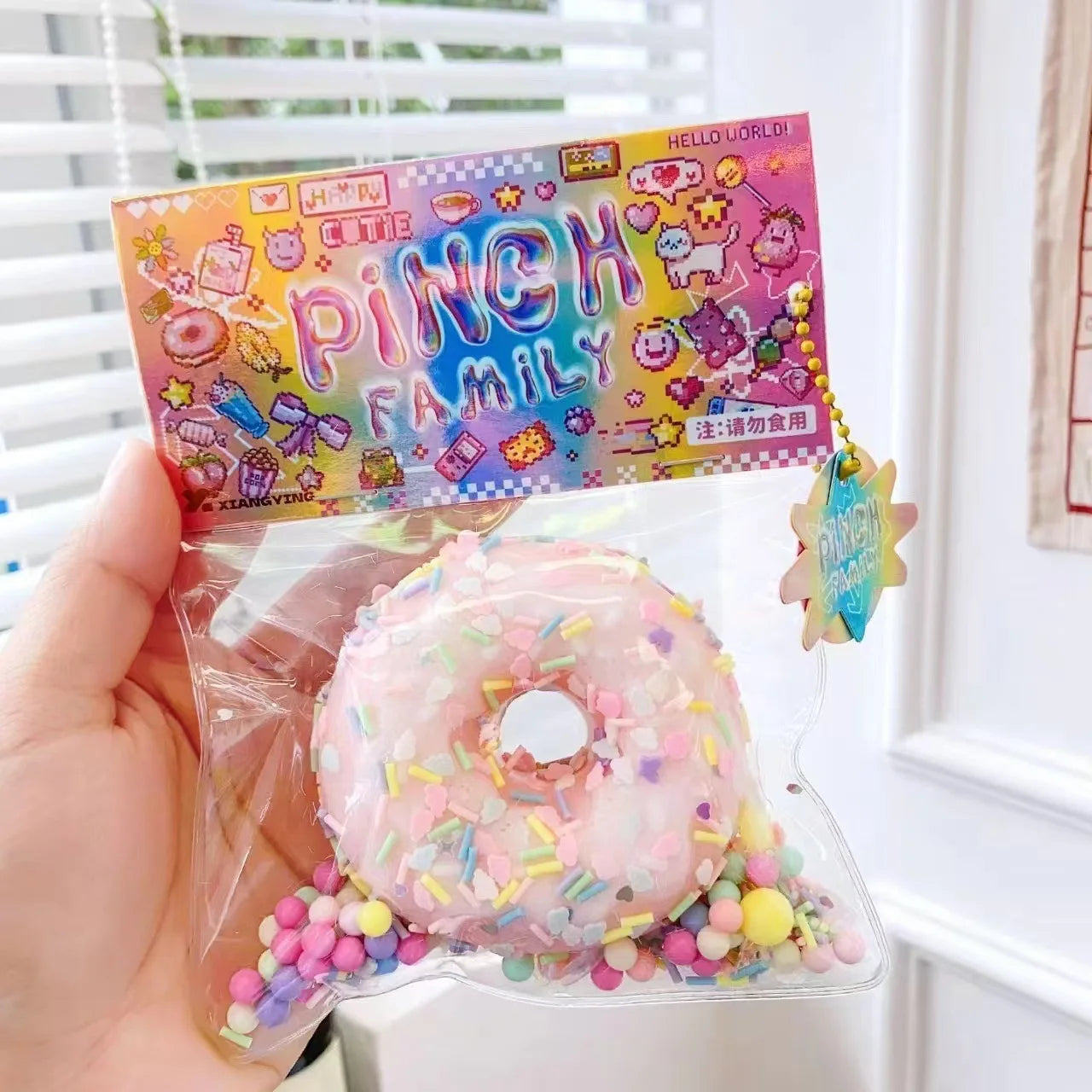 Taba Squishy Cake Doughnut Stress Relief Toy | Extra Large Sensory Fidget for Anxiety alternate view