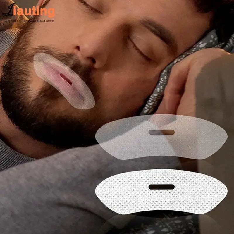 30Pcs Anti-Snoring Stickers for Adults | Night Sleep Mouth Tape for Better Breathin additional angle