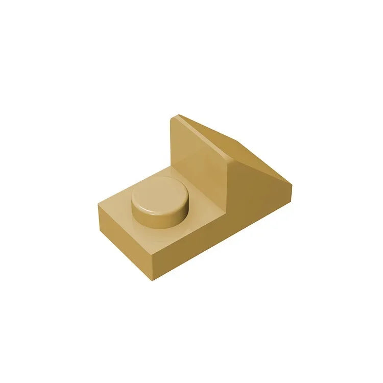 Gobricks GDS-832 Slope 45 2x1 with 2/3 Cutout | Compatible Building Block for DIY alternate view