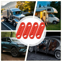Car Door Shock Absorber Pads Silicone Elastic Damper Cushion Car Door Shock Absorber Cushion For Vehicles RV Truck Automotive