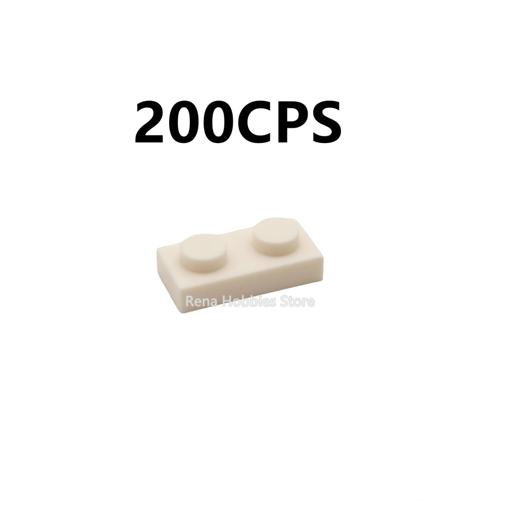 200PCS DIY Building Blocks Thin Figures Bricks 1x2 Dots | Educational Creative Toy Se lifestyle view