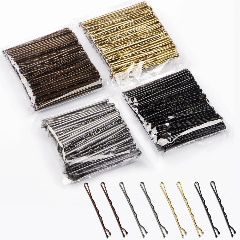 50PCS Silver Gold Color Hair Clip for Women Hairpin Curly Wavy Grips Hairstyle Hairpins Girl Bobby P