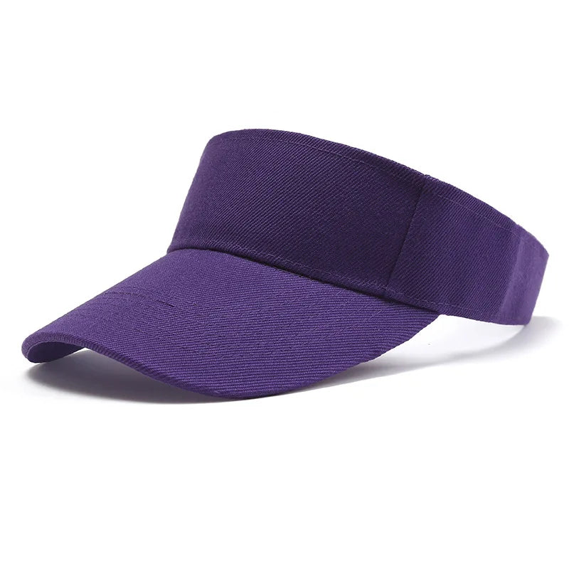 Unisex Outdoor Sports Hat | UV Protection Adjustable Visor Cap for Tennis Golf Running detail view