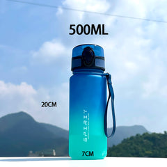 Large Capacity Motivational Sports Water Bottle 500ML/1000ML - Leak Proof Portable Re alternate view