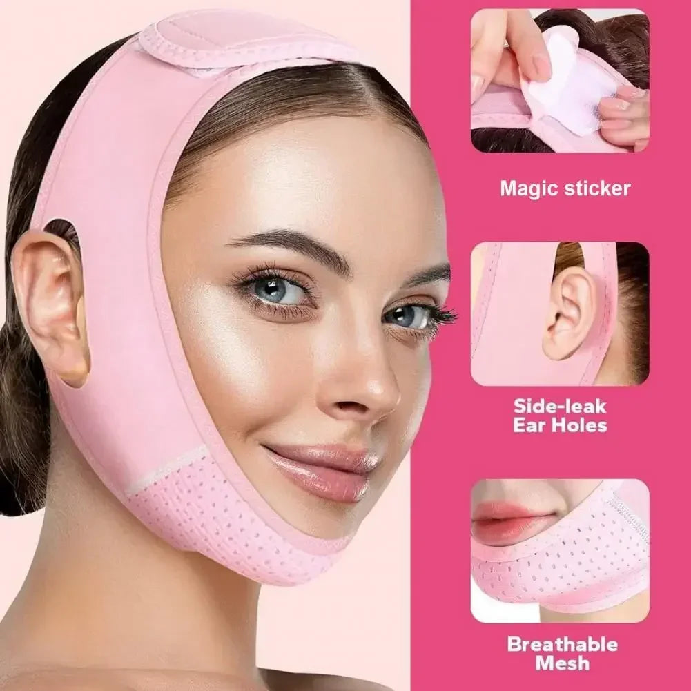 V Face Lifting Strap | Double Chin Slimming Band for Jawline Contouring alternate view