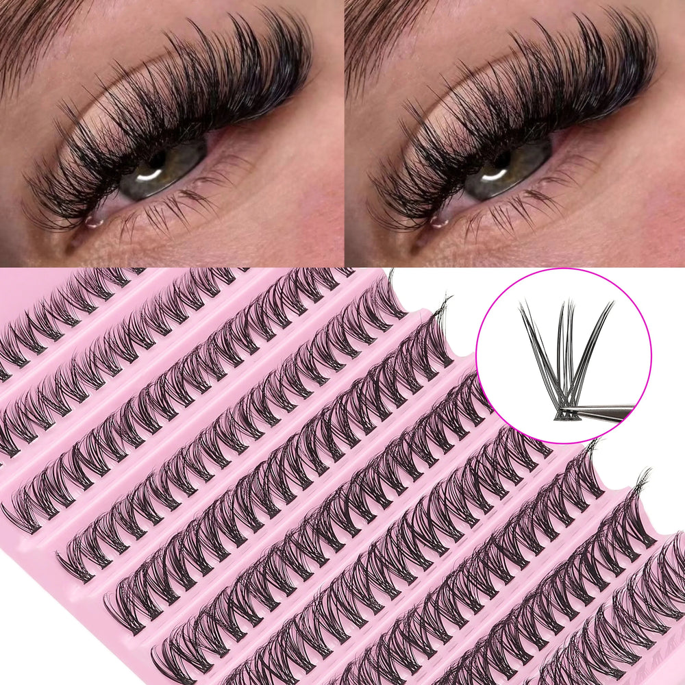 200pcs 30D Cluster False Eyelashes Set | DIY Eyelash Extensions alternate view