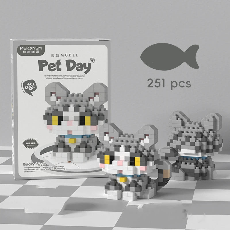 18 in 1 Pet Animal Building Blocks Set | Kids Educational Toy alternate view