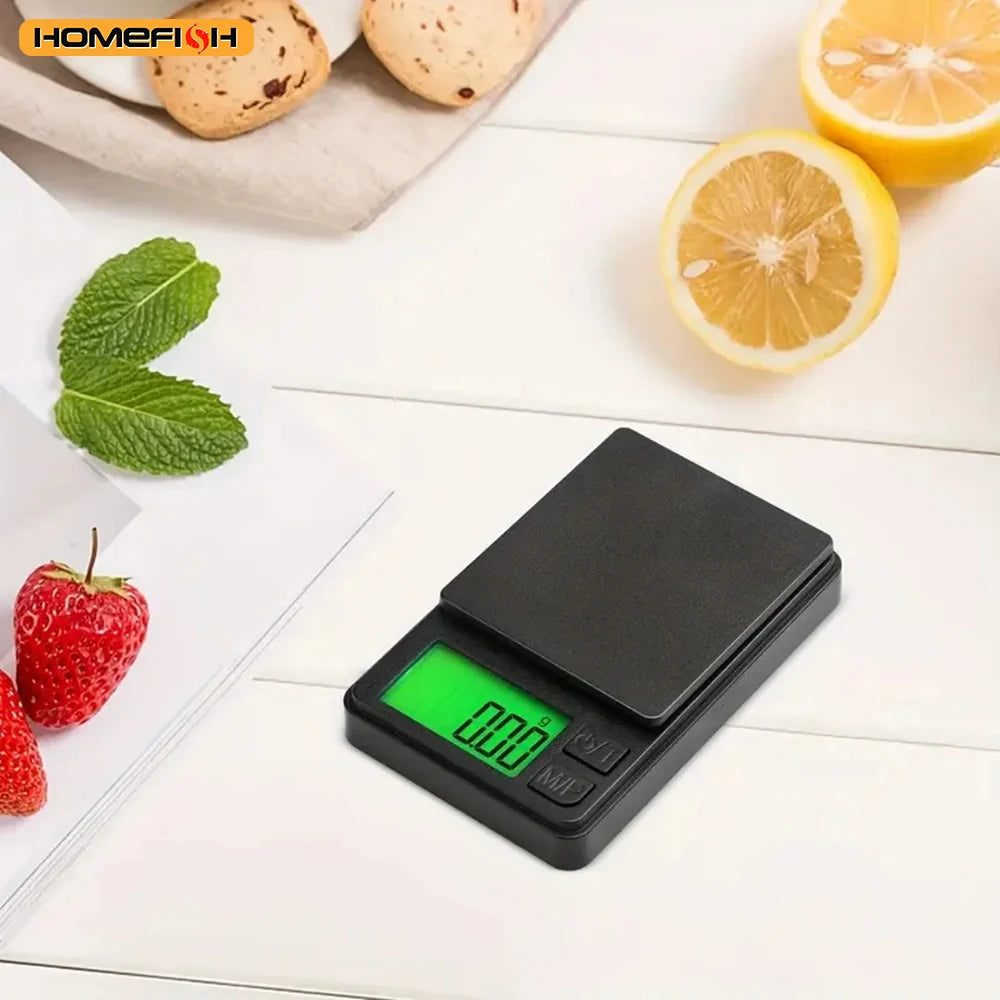 Mini Jewelry Scale | Digital Pocket Scale with 500g/0.01g Precision additional angle
