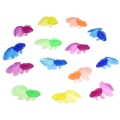 5/10/20Pcs/lot Colorful Simulation Goldfish Model Soft Rubber Gold Fish Small Goldfis alternate view