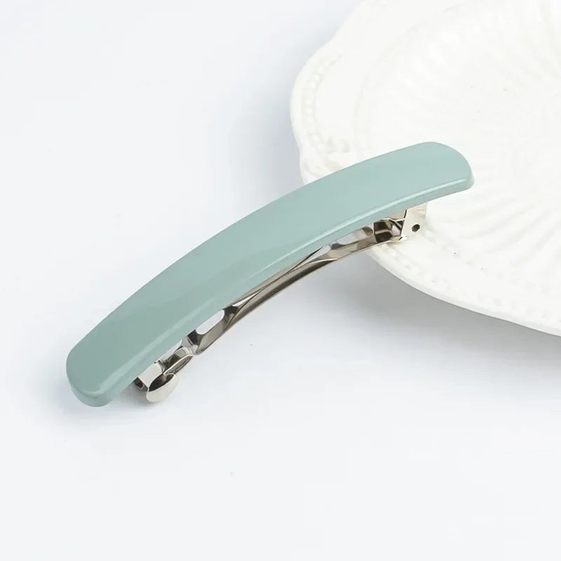 Frosted Back of The Head Hair Clips Headdress Female Lady Simple Large Hair Clip Spring Clip Hair Styling Hairpin Korean Fashion