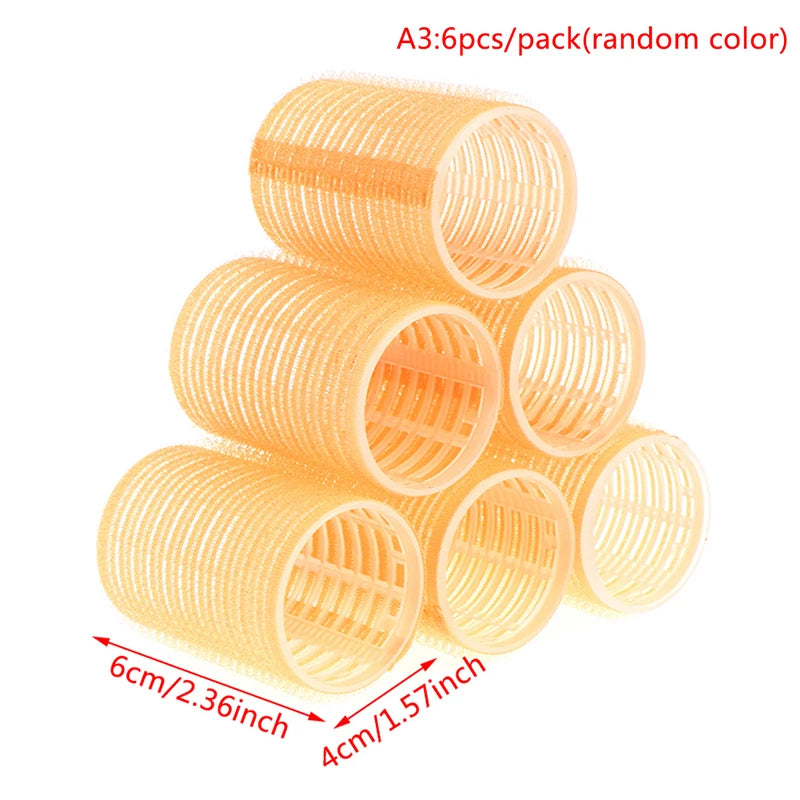 Hair Volume Curlers No Heat Self-Grip Hair Holding Rollers Heatless Curls Modeler Sal alternate view