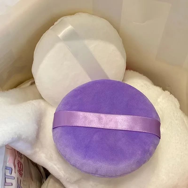 Extra Large Jumbo Body Powder Puff | Smooth Cosmetic Sponge for Loose Mineral Makeu additional angle