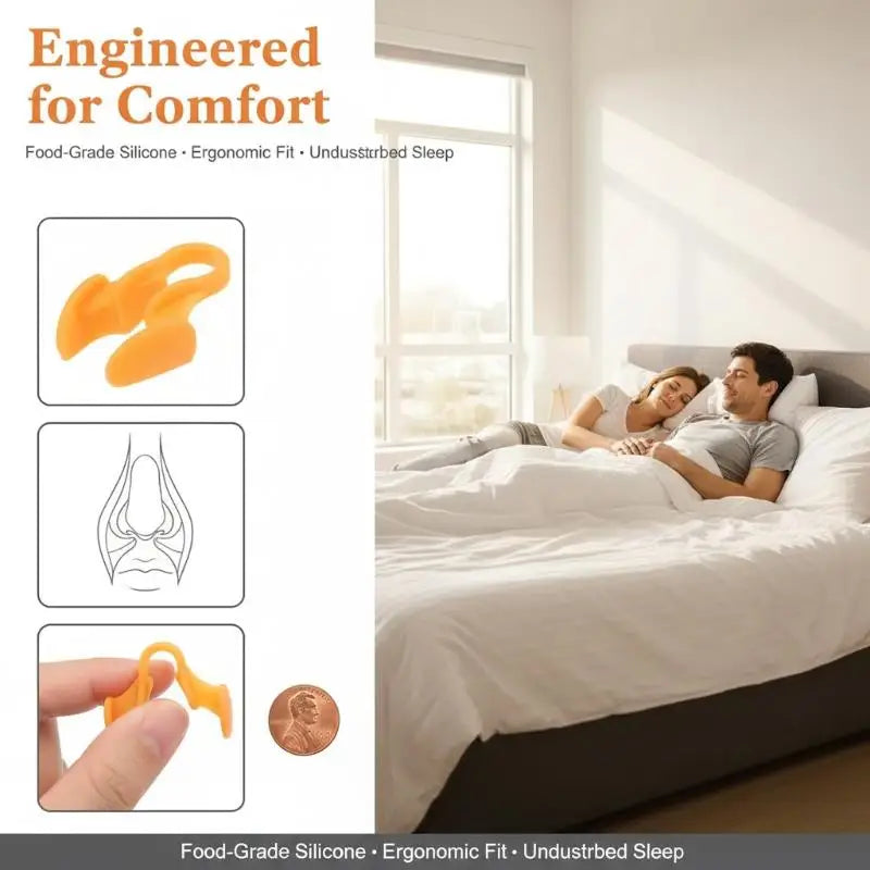 Silicone Anti Snoring Nasal Dilator | Improve Sleep and Breathe Better Naturally