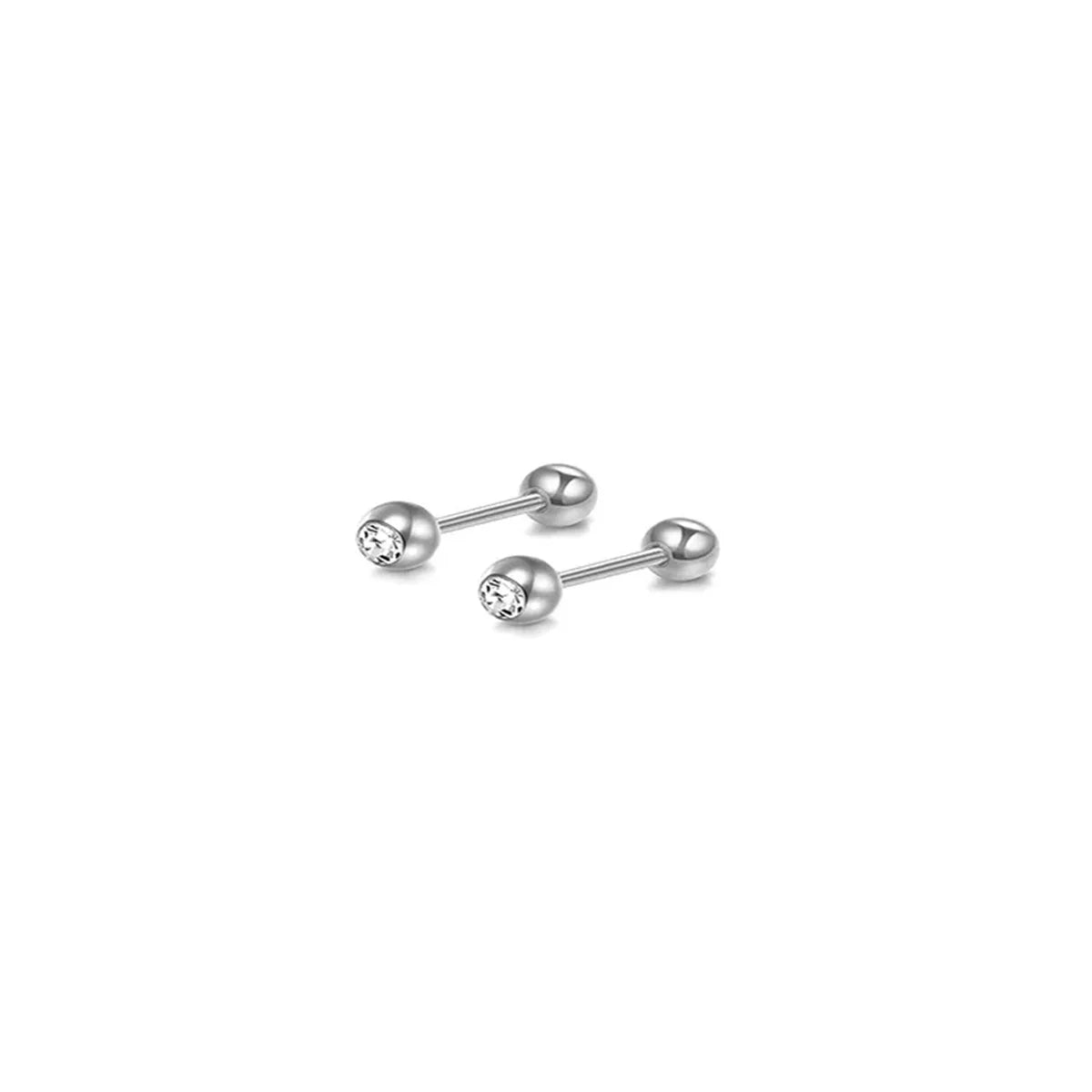 EVISPOL 2-14 Pcs Butterfly Moon Stainless Steel Stud Earrings, Hypoallergenic Hoop Ea lifestyle view