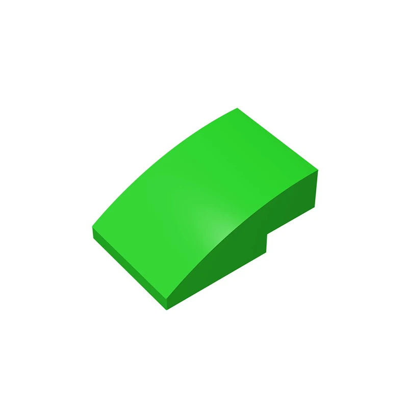 Gobricks GDS-1123 Slope, Curved 3 x 2 Building Block | Compatible with Lego 24309 alternate view