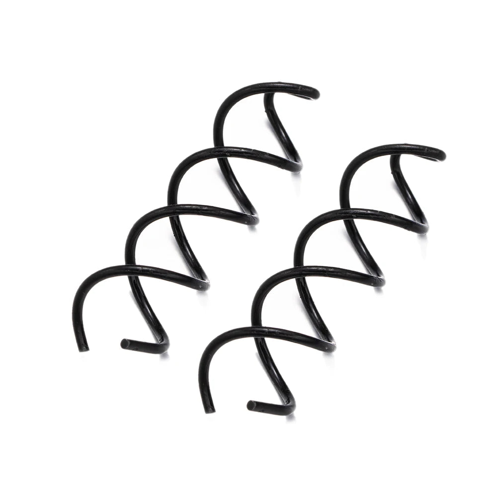 10pcs Spiral Hair Bobby Pins Non-Scratch Round Clip Bun Twist for Girls, Women and Ki alternate view
