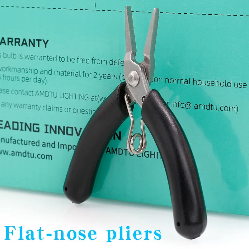 Stainless Steel Toothless Needle Nose Pliers, 4-Inch Mini close-up view