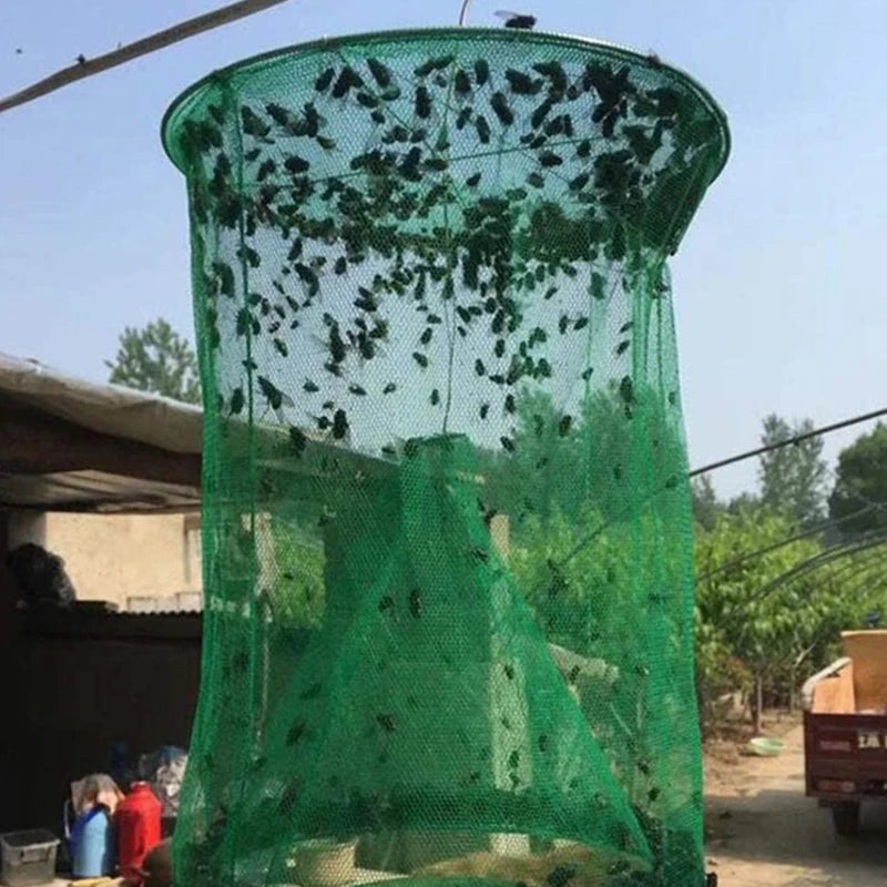 Reusable Fly Catcher Pest Control | Hanging Trap for Flies, Mosquitoes, and Moths close-up view