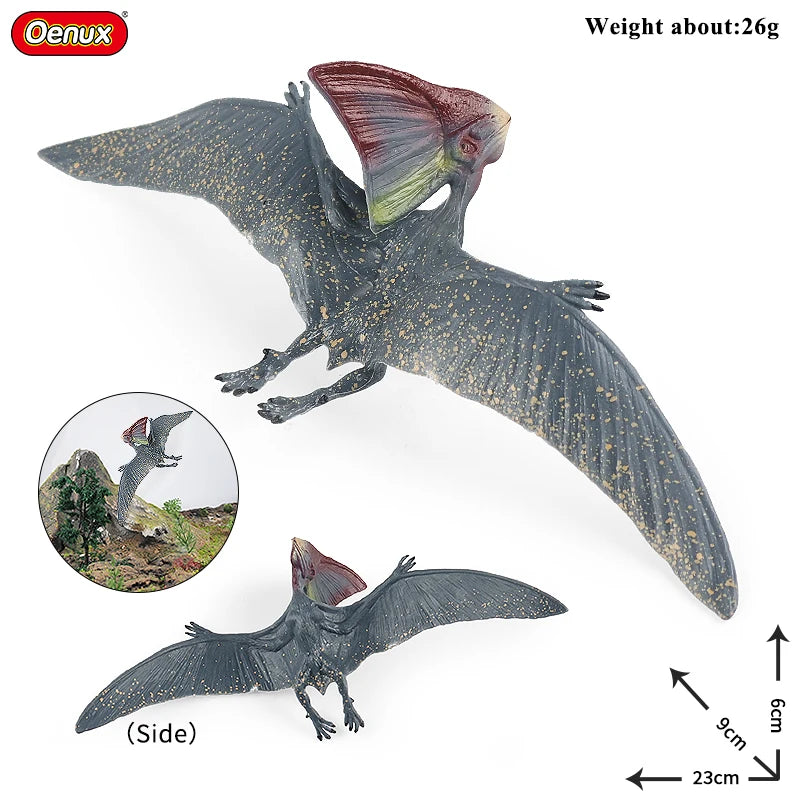 Oenux Jurassic Dinosaurs Action Figures Set | 5 Realistic PVC Models Collection Toy detail view