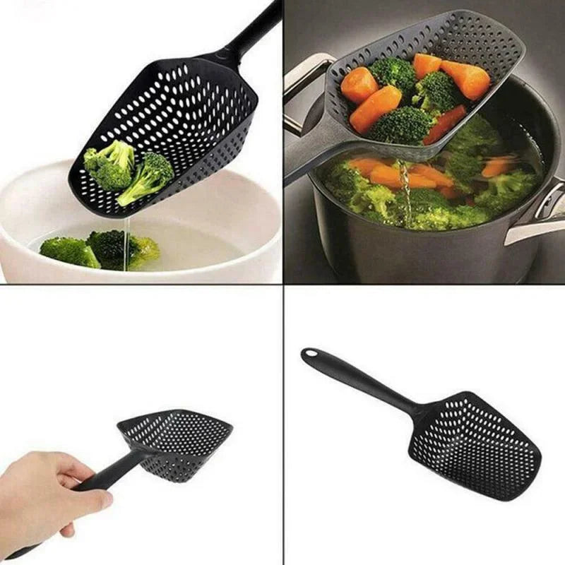 Creative Cooking Shovels Food Strainer Scoop Drain Gadgets Large Colander Soup Filter alternate view
