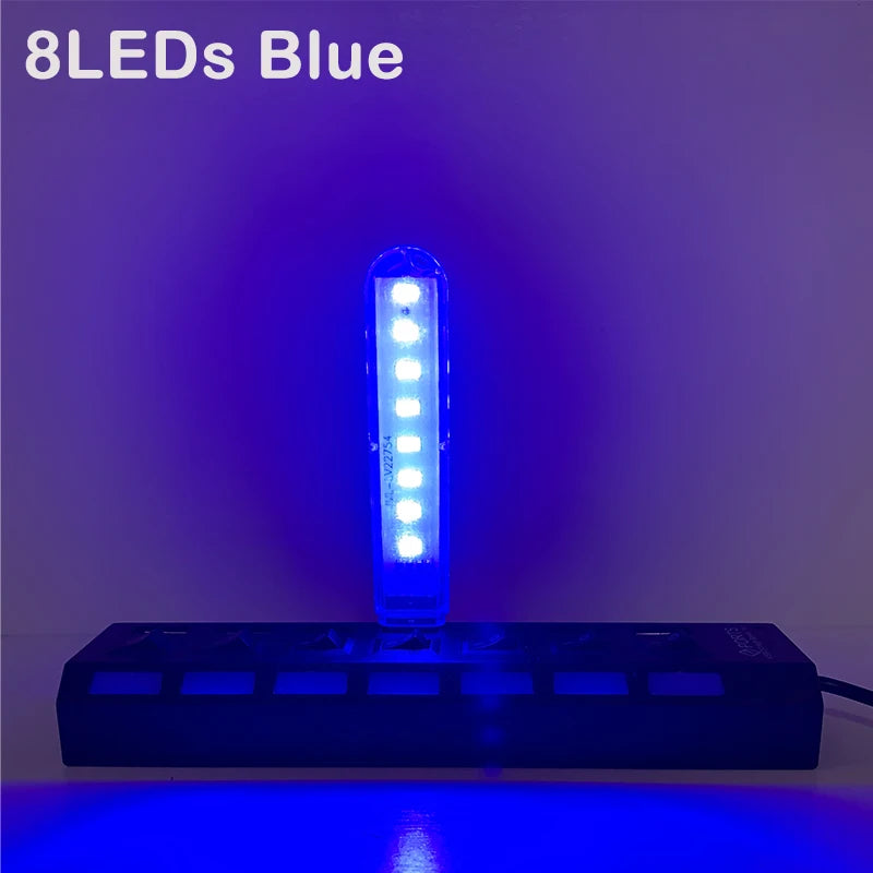 Mini USB LED Desk Lamp | 8 Color Night Light with Eye Protection additional angle