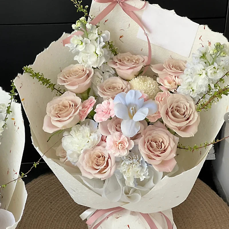 40pcs Tissue Paper Florist Flower Wrapping Paper DIY Handmade Bouquet Crafts Gifts Pa lifestyle view