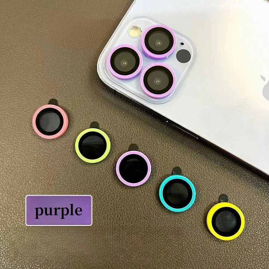 Luminous Ceramic Camera Protector Film For IPhone 14 13 12 11 15 Pro Max 14 Plus 12 13 M detail view