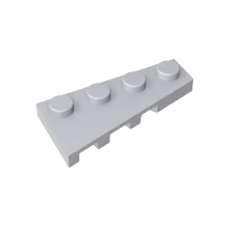Gobricks GDS-549 Wedge Plate 4 x 2 Right | Building Block for Compatible DIY Sets lifestyle view